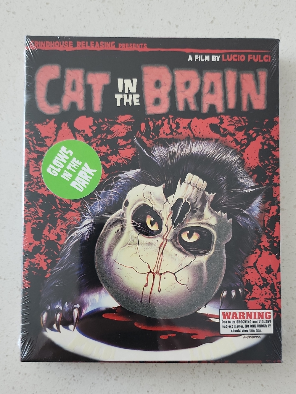 Lucio Fulci's Cat in the Brain Blu-ray Grindhouse Releasing 3-Disc NEW SEALED